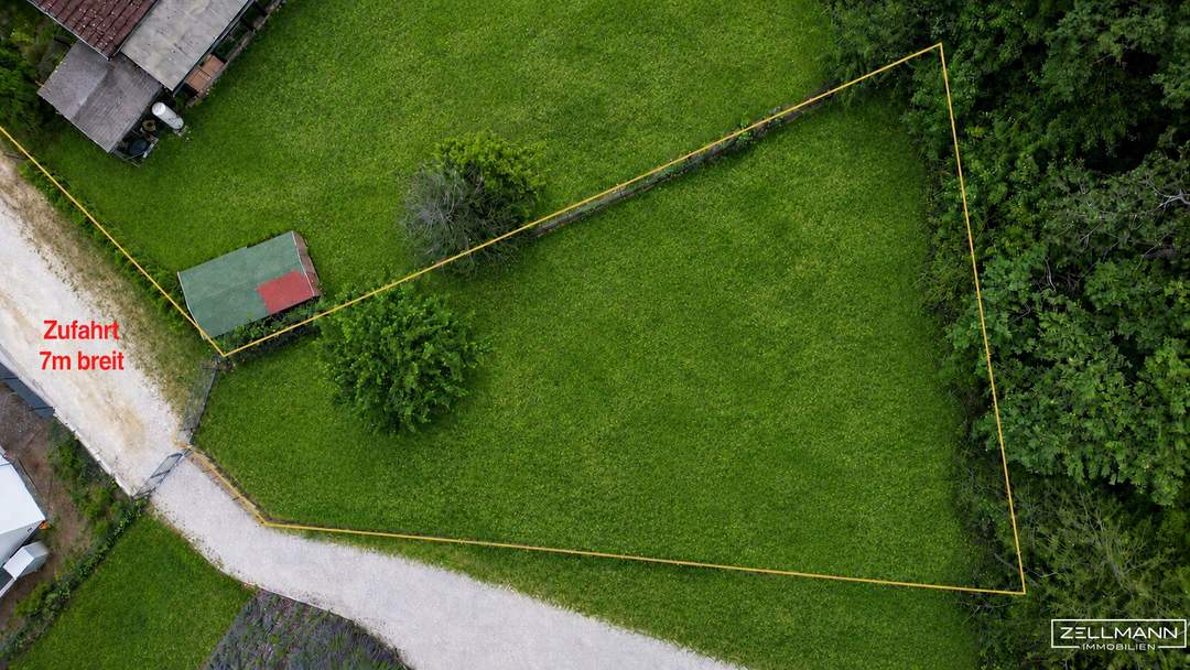 RARITÄT | EXKLUSIVES BAUGRUNDSTÜCK MIT GENEHMIGTEM EINREICHPLAN | ZELLMANN IMMOBILIEN