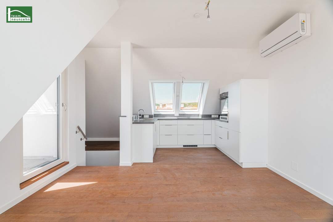 Klimatisierte Maisonette im Erstbezug nahe U6 Thaliastraße mit Terrasse und tollem Ausblick!