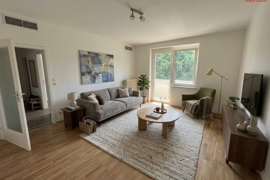 Ihr Sommerbonus: Die erste Miete geht auf uns! Wohnen im Herzen des Traunviertels - Gemütliche 3-Raum-Wohnung inkl. Balkon und Aufzug in Kirchdorf! Separate Küche und Badezimmer mit Fenster!, Wohnung-miete, 925,07,€, 4560 Kirchdorf an der Krems