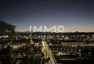 Erstbezug DANUBEFLATS mit Gym, Saunen, Pool, Bar & Lounge, TOP-Blick Stephansdom, Neue Donau
