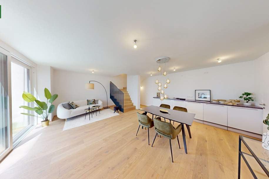 Provisionsfrei! - Townhouse mit Grünfläche und Terrasse in Hofruhelage - Altbaucharme trifft modernen Wohngenuss - Tolle Lage beim Fasanviertel - Vielseitige öffentliche Anbindung! - JETZT ZUSCHLAGEN, Wohnung-kauf, 799.000,€, 1030 Wien 3., Landstraße