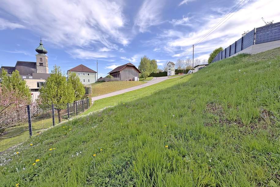 Sonniges Baugrundstück mit Aussicht in Eberstalzell, Grund und Boden-kauf, 155.000,€, 4653 Wels-Land