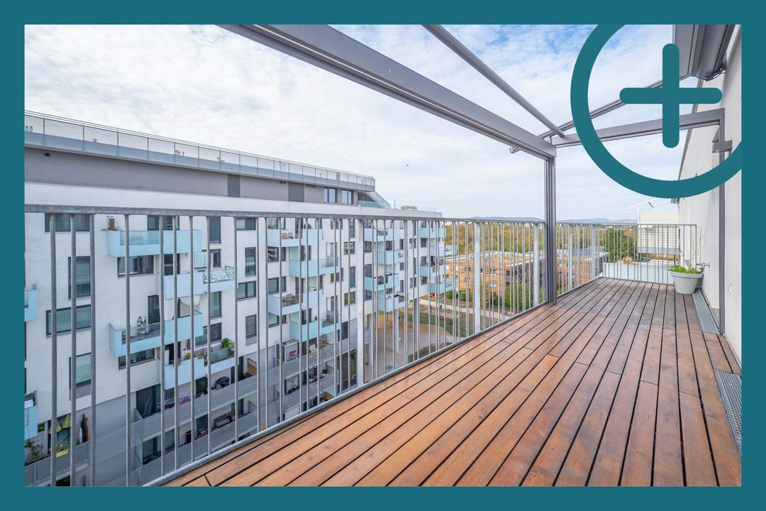 WOHNEN MIT WEITBLICK IM 6. STOCK | BALKON MIT PERGOLA