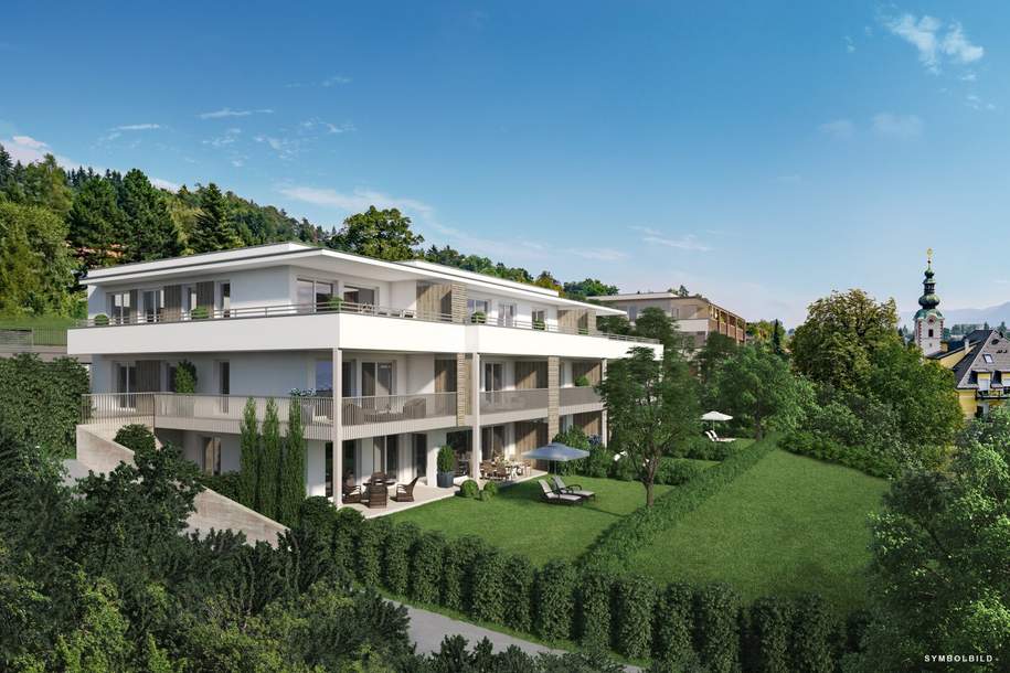 Moderne 2-Zimmer-Neubauwohnung mit einem 15 m² Südbalkon am Kreuzbergl, Wohnung-kauf, 385.000,€, 9020 Klagenfurt(Stadt)