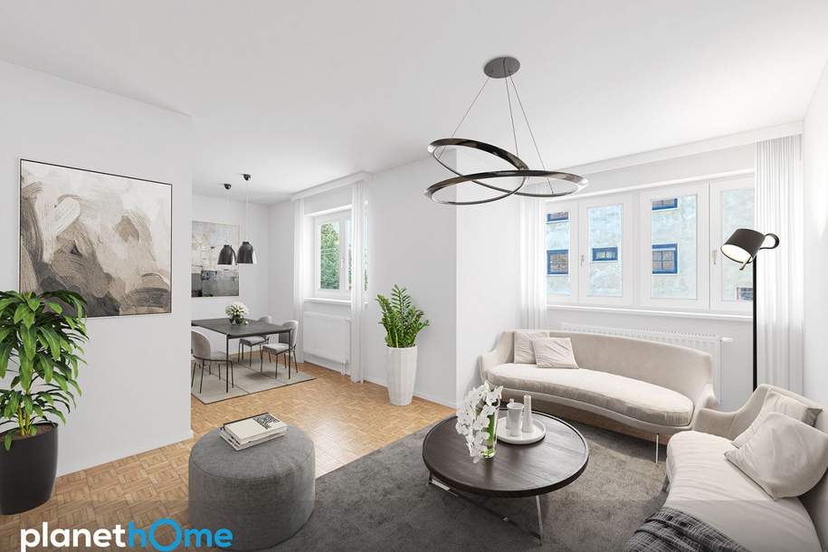 Charmante 3-Zimmer-Wohnung mit Wohlfühlatmosphäre und Garage in Floridsdorf, Wohnung-kauf, 279.000,€, 1210 Wien 21., Floridsdorf