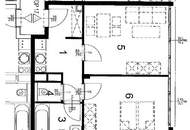 WARMMIETE (inkl. Hz und Ww) in der Laudongasse nahe Alser Straße!!! Zentral-begehbare 2 Zimmer-Neubauwohnung