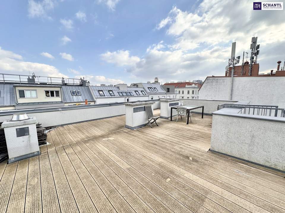 Toplage bei Schönbrunn | Exklusives Design-Loft mit 2 Terrassen, Klimaanlage & Weitblick in Ruhelage