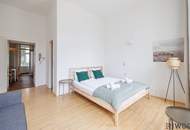 KURZZEITVERMIETUNG / AIRBNB ERLAUBT II KOMPLETT MÖBLIERT II ca. 5m² BALKON II SOFORT NUTZBAR II NÄHE U6/AKH/VOLKSOPER/WUK