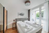 Modernes 2-Zimmer-Apartment mit Loggia im VIENNA TWENTYTWO – Rooftop-Pool, Fitnessstudio, all-inclusive | 1220 Wien