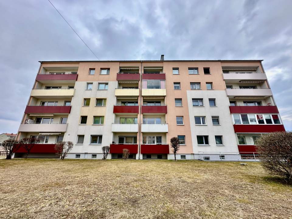 4-Zimmer-Erdgeschosswohnung mit Loggia und PKW-Abstellplatz - Attraktive Kapitalanlage in Judenburg