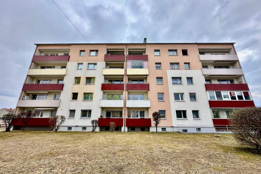 4-Zimmer-Erdgeschosswohnung mit Loggia und PKW-Abstellplatz - Attraktive Kapitalanlage in Judenburg, Wohnung-kauf, 146.000,€, 8750 Murtal