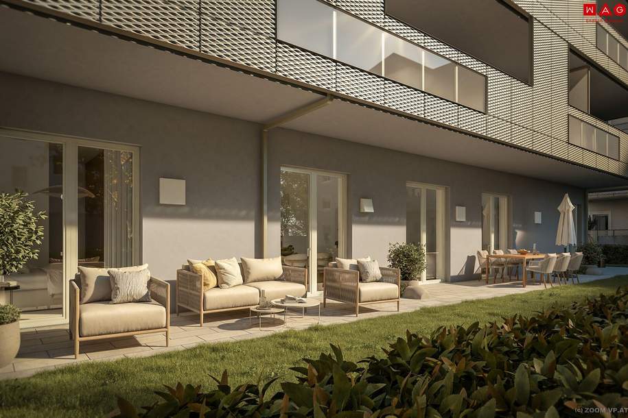 Sonne genießen im eigenem Garten - exklusive 3-Zimmer Wohnung inklusive nachhaltigem Energiesystem, Wohnung-kauf, 487.110,€, 4020 Linz(Stadt)