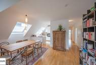 Ab Dezember: zentral begehbare 3 Zimmer Dachgeschoss Wohnung mit südseitigem Balkon im Herzen Döblings!