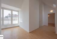 ** Top gepflegte 4 Zimmer Dachgeschoss Wohnung mit Alleinutzung 3er hofseitigen Terrassen - Maisonette Wohnung - Nähe Bahnhof Gersthof ** ab sofort **