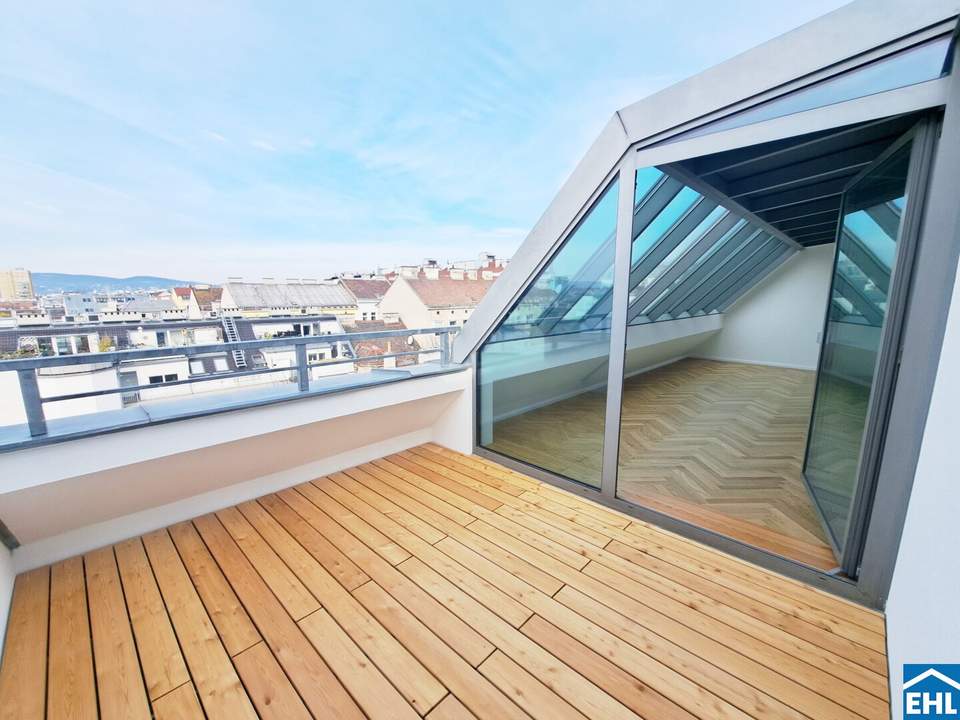 1150 Wien: 4 Zimmer-Dachgeschoß-Maisonettewohnung in U-Bahn-Nähe!