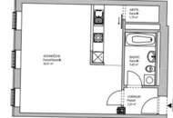 INNSTRASSE, unbefristete 45 m2 Altbau, 1 Zimmer, Komplettküche, Wannenbad, Parketten, gefördert, 1. Liftgeschoß