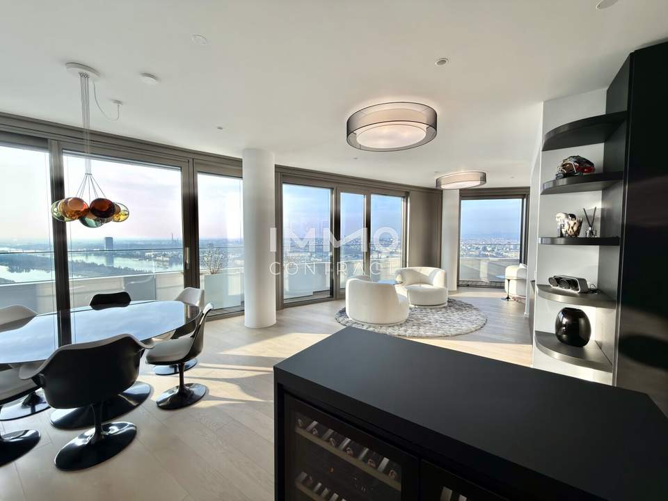 Luxury Residence with breathtaking Skyline Views: DANUBEFLATS Vienna