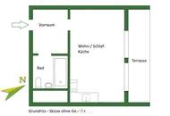 Bestlage in Unter St. Veit: Garconniere mit Terrasse! Wohnen in der Nachbarschaft von Gustav Klimt! Garagenplatz möglich.