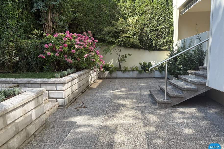 Erstbezug: Elegante Gartenwohnung mit Outdoor Pool, Wohnung-miete, 4.342,59,€, 1180 Wien 17., Hernals