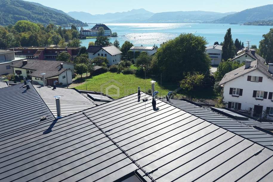 Wunderschöne Wohnung, 5 Zimmer, mit Blick über den glitzernden Attersee, in Seewalchen mit Garten und Sonnenterrasse., Wohnung-kauf, 880.000,€, 4863 Vöcklabruck