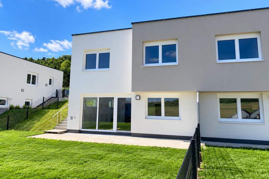 Neue 4-Zimmer-Reihenhäuser in erhöhter Lage. Provisionsfrei!, Haus-miete, 1.250,12,€, 3392 Melk