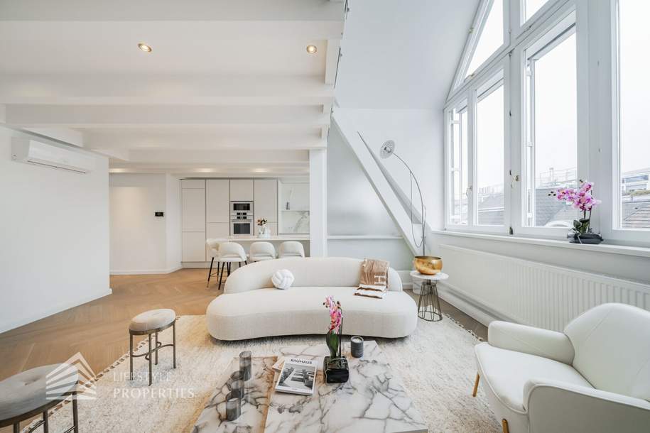 Großzügige 3-Zimmer Maisonette-Wohnung mit Terrasse im Herzen von Neubau!, Wohnung-kauf, 1.490.000,€, 1070 Wien 7., Neubau