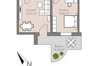 2-Zimmer Neubauwohnung mit großzügigem Balkon!