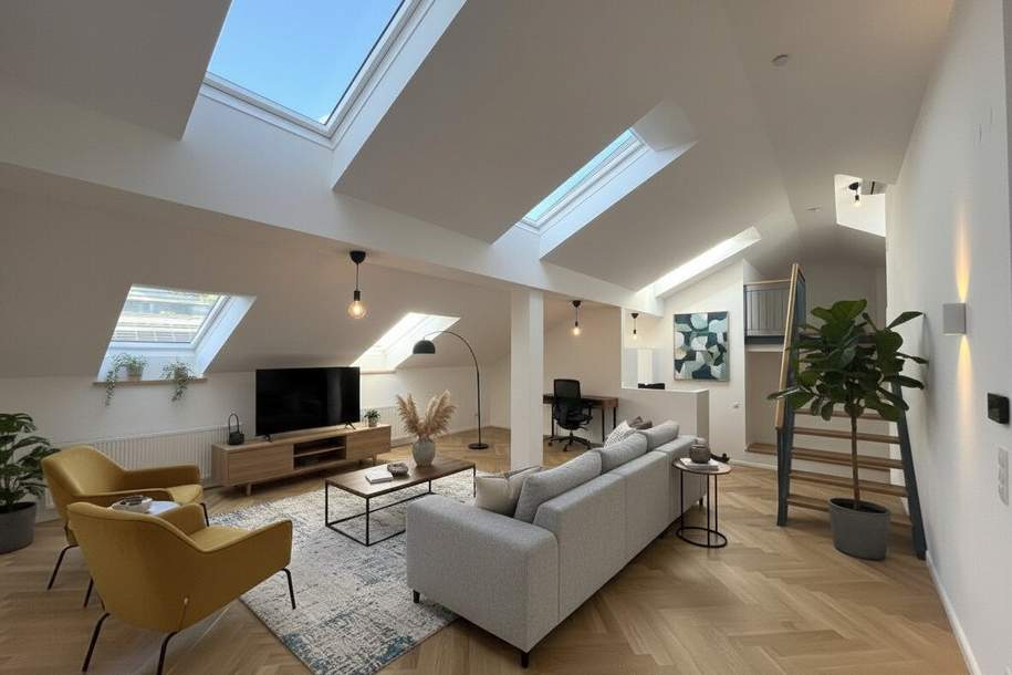 1090/Nähe Schottentor! Modernes 3-Zimmer DG mit großer Terrasse!, Wohnung-miete, 3.248,99,€, 1090 Wien 9., Alsergrund