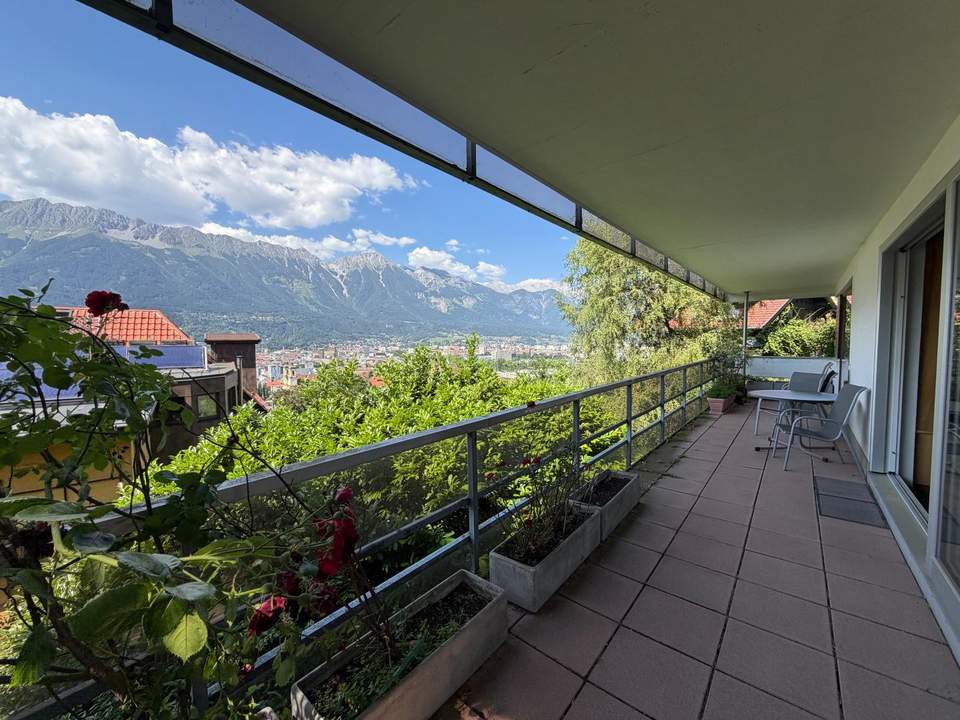 NEU: Wohnen im Grünen am Bergisel - Ausblick über Innsbruck und die Nordkette