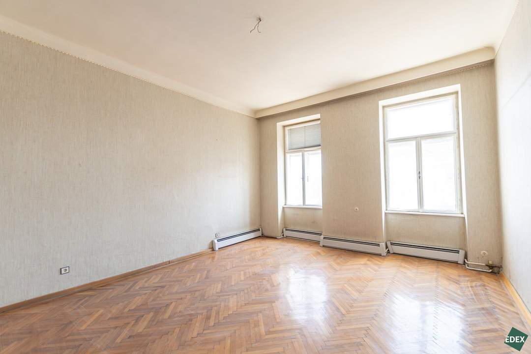 Sanierungsbedürftige Wohnungen in wunderschönem Gründerzeithaus nähe U3