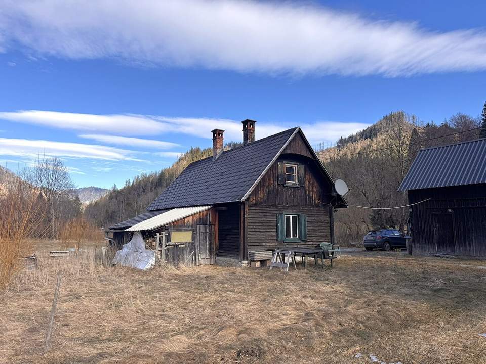 KLEINES, FEINES HOLZHAUS MIT GARTEN BEI MARIAZELL