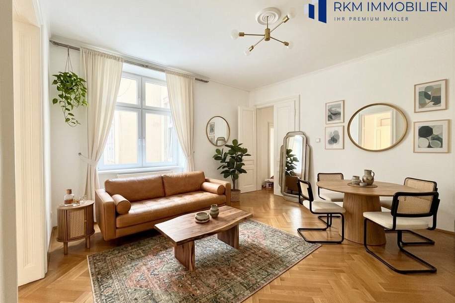 Renovierte 2-Zimmer-Altbauwohnung in TOP Lage, Wohnung-kauf, 419.900,€, 1040 Wien 4., Wieden