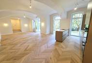 Hietzing Deluxe! Generalsanierte Luxuswohnung mit riesiger Privatgarage! Großer Garten + Riesige Terrassen + 4 Zimmer, 3 Bäder, 3 WCs und viel Raum! Premium Wohngefühl!
