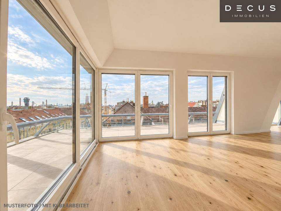 1070 WIEN | 4 ZIMMER | LUXURIÖSE DACHGESCHOSSWOHNUNG | ERSTBEZUG | FERNBLICK | BEZUG AB 01.01.2027