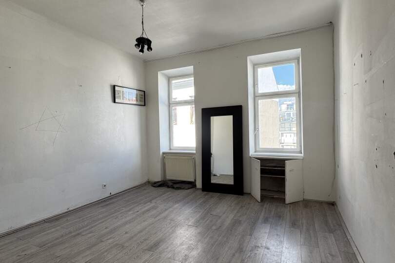 Altbauwohnung mit Entwicklungspotenzial in urbaner Ruhelage, Wohnung-kauf, 263.800,€, 1200 Wien 20., Brigittenau
