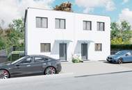 Schlüsselfertige Neubau-Doppelhaushälfte mit Vollunterkellerung