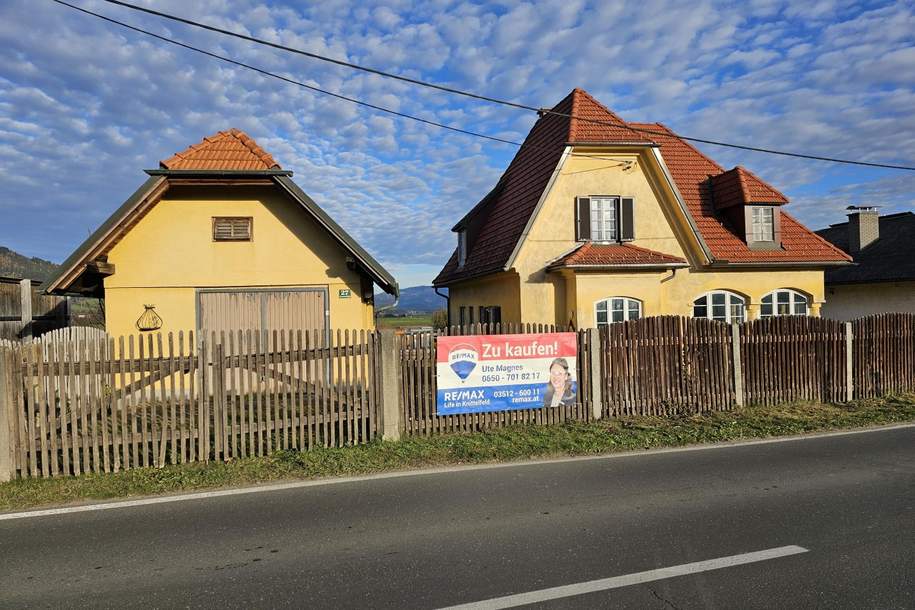 BASTLER aufgepasst! Einfamilienhaus mit großem sonnigem Garten und guter Verkehrsanbindung, Haus-kauf, 8753 Murtal