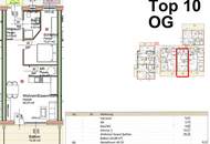 Neuwertige Zweizimmerwohnung im 1 OG mit großem Balkon in guter Lage an einer Seitengasse