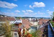 "Dachgeschoss-Maisonette mit Terrasse & Fernblick | Wohnen auf 2 Ebenen am Fuße des Wilhelminenberg"