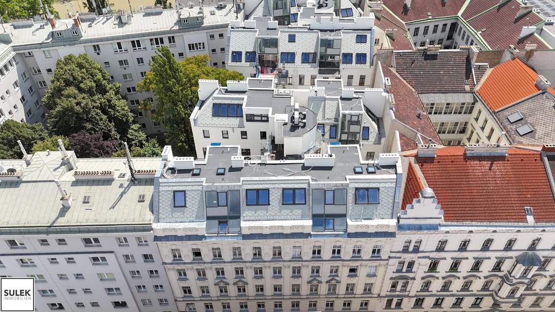 lichtdurchflutete und hochwertig ausgestattete Single-DG-Maisonette in der Czerningasse