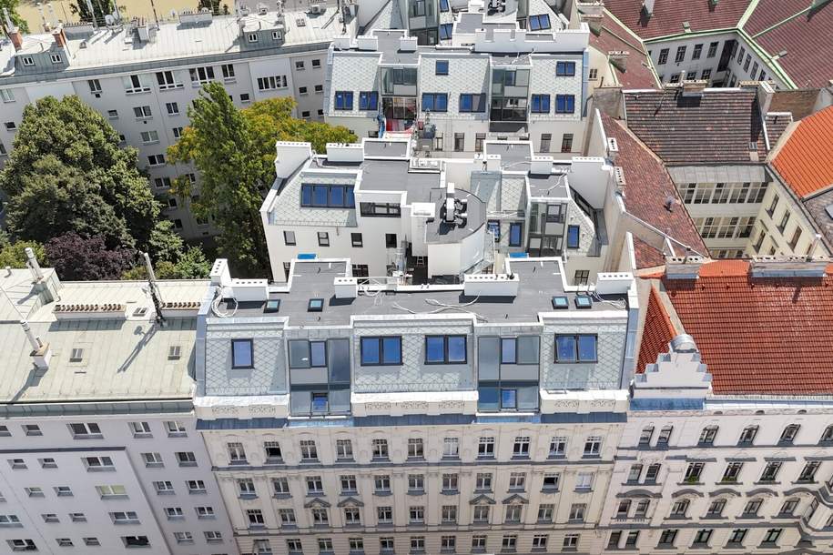 lichtdurchflutete und hochwertig ausgestattete Single-DG-Maisonette in der Czerningasse, Wohnung-miete, 1.250,00,€, 1020 Wien 2., Leopoldstadt