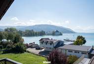 Wenn ich den See seh, brauch ich kein Meer mehr! Panoramatischer Seeblick auf den Attersee.