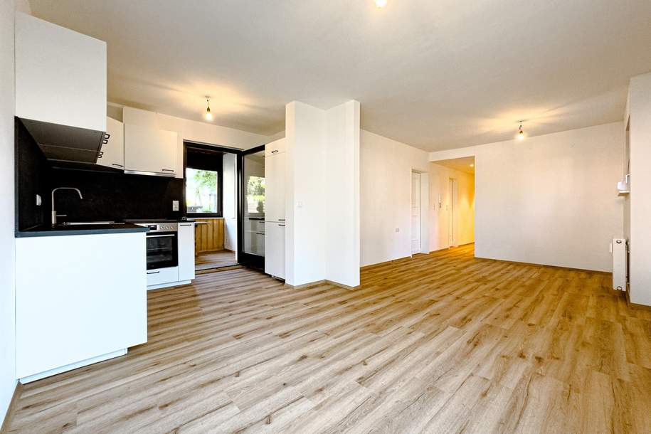 2-Zimmer-Gartenwohnung in zentraler Lage in Lauterach, Wohnung-miete, 760,00,€, 6923 Bregenz