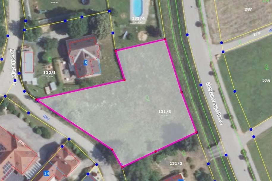 Großzügiger Baugrund in ruhiger Lage, Grund und Boden-kauf, 45.000,€, 7425 Oberwart