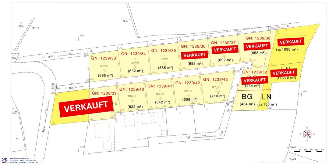 Baugrundstücke in Katsdorf / Ruhstetten – sonnige Lage, ideal für 1–3 Wohneinheiten je Parzelle