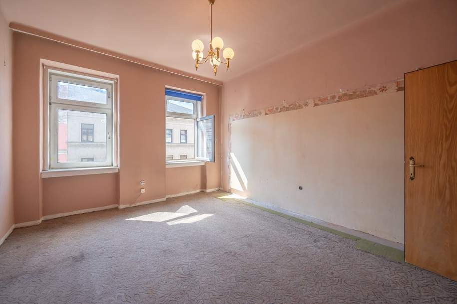 ++NEU++ 1,5-Zimmer Altbau-Wohnung (sanierungsbedürftig), viel Umbaupotenzial, Wohnung-kauf, 128.900,€, 1100 Wien 10., Favoriten