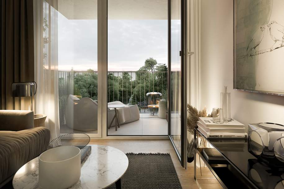 Optimale Lage für moderne Vorsorgewohnung - Erstbezug mit 2 Zimmern und Balkon, Wohnung-kauf, 420.900,€, 1020 Wien 2., Leopoldstadt