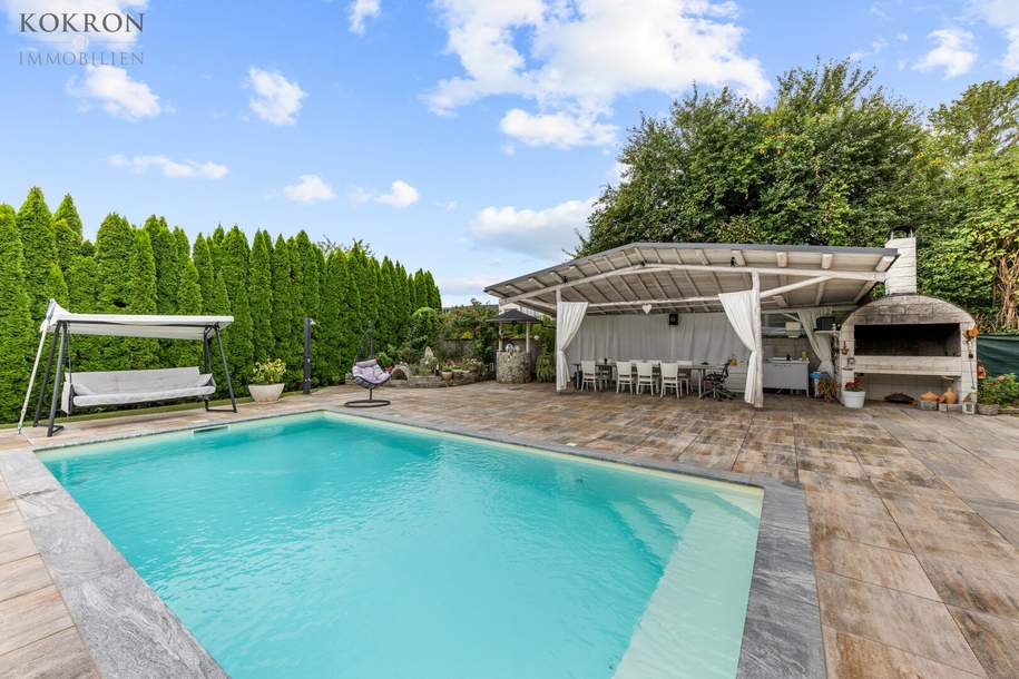 Ab ins kühle Nass - Pool, Riesengarten, Grill-Oase, Obstparadies!, Haus-kauf, 1.390.000,€, 7202 Mattersburg