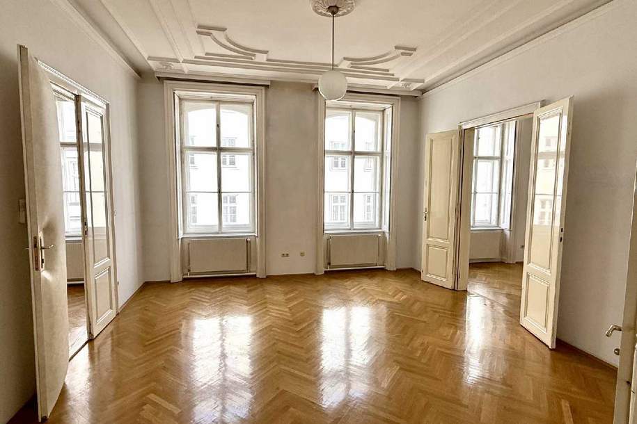 Repräsentatives Altbaujuwel mit 5 Zimmern- in bester Lage!, Wohnung-miete, 3.023,62,€, 1010 Wien 1., Innere Stadt