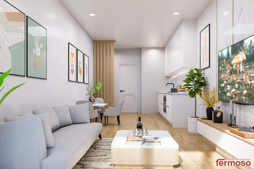 Moderne 2-Zimmer-Wohnung mit Balkon